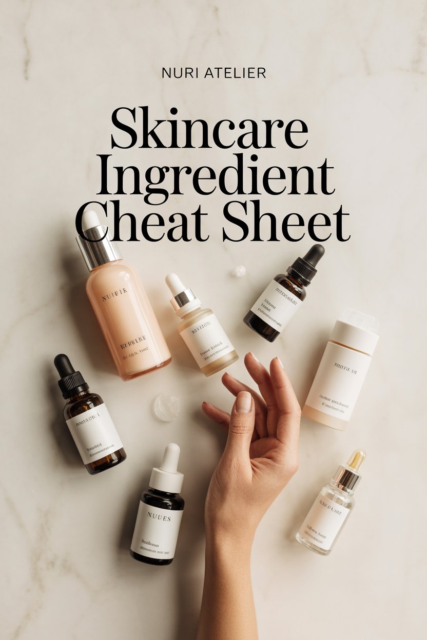 Skincare Ingredient Cheat Sheet